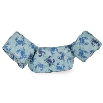 13 HappySwimmer - Puddle jumper zwembandjes/zwemvest voor peuters en kleuters met krab print