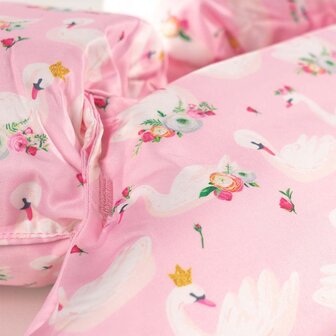 03 HappySwimmer - Puddle Jumper zwembandjes voor peuters en kleuters met Zwaantjes print