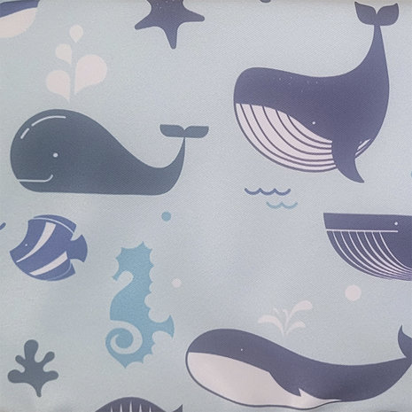 11 HappySwimmer - Puddle jumper zwembandjes/zwemvest voor peuters en kleuters met Walvis print
