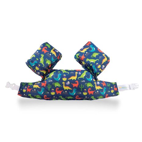 02 HappySwimmer - Puddle Jumper zwembandjes voor peuters en kleuters met Dinosaurus print